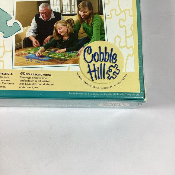 Cobble Hill Next Goal Wins 350 Piece Jigsaw Puzzle DR Laird Ice Hockey Pond New - Picture 9 of 9